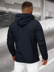 Kurtka softshell męska z kapturem granatowa OZONEE JS/27B6513/25