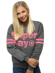 Bluza damska grafitowa OZONEE JS/KSW1011