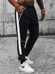 Штани Cпортивні Чоловічі Чорнi OZONEE JS/8K162