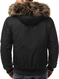 Kurtka zimowa męska czarna OZONEE O/99122