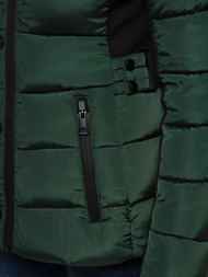 Куртка жіноча Темно-Зелена OZONEE O/DK066/38