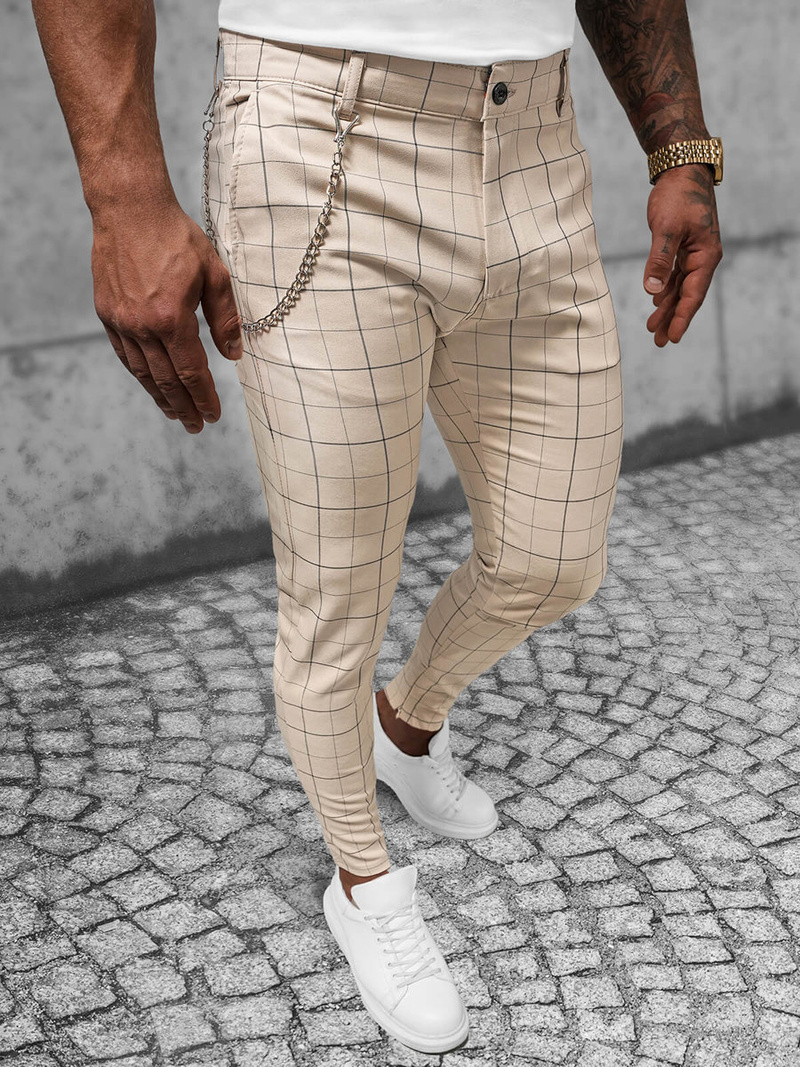 Штани чоловічі Бежевi OZONEE DJ/550175