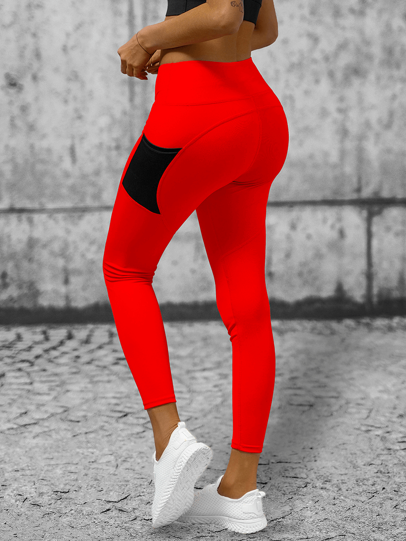 Legginsy damskie czerwone OZONEE O/XL009/5