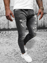 Чоловічі джинси Чорнi OZONEE NB/MP0125N