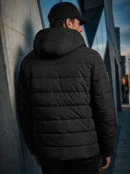 Kurtka męska pikowana czarna OZONEE JS/31M5081/392