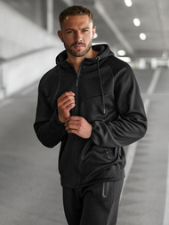 Komplet dresowy męski czarny OZONEE JS/8C1967/3