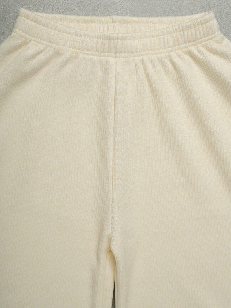 Spodnie damskie z szeroką nogawką ecru OZONEE JS/92K526/155