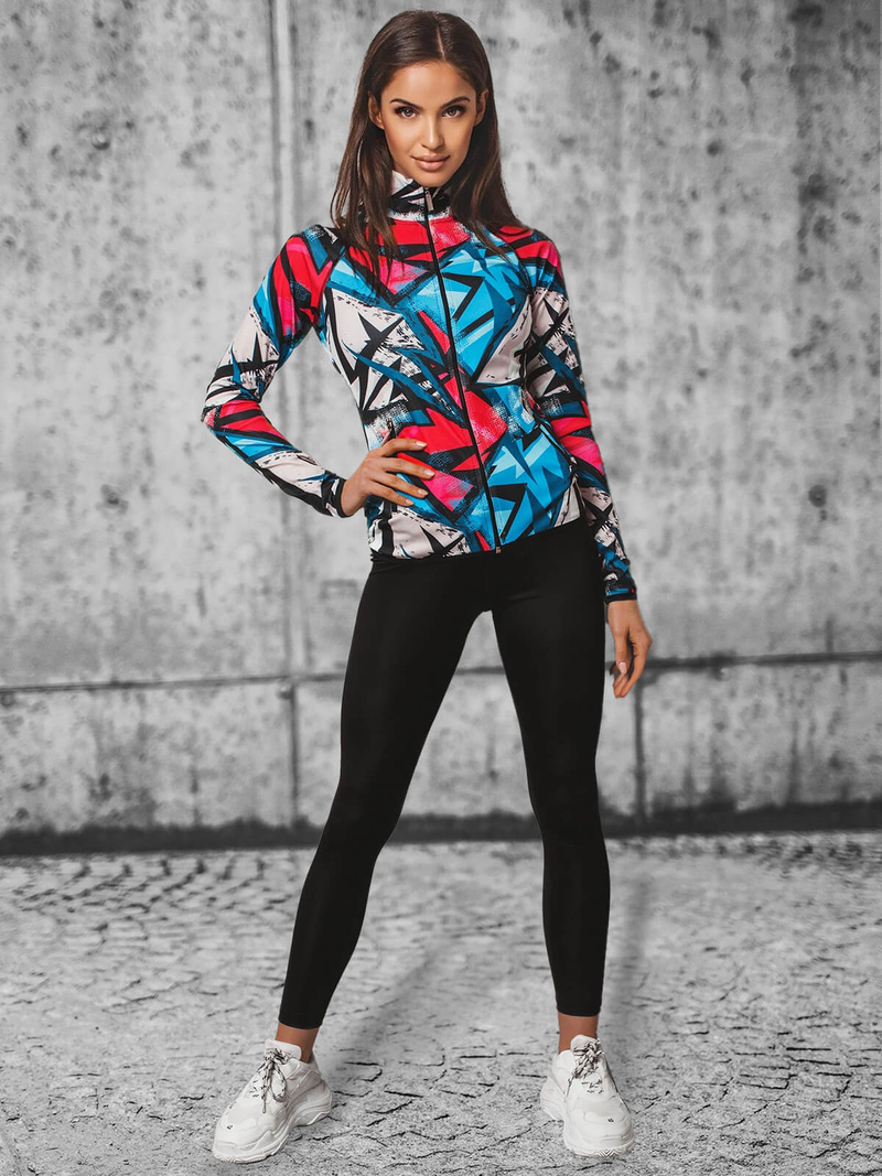 Komplet sportowy dwuczęściowy damski kolorowy OZONEE O/120687Z