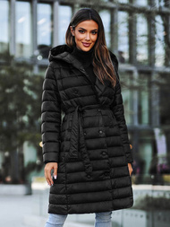 Жіноче пальто чорний OZONEE JS/5M3159/392Z