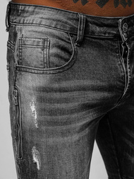 Джинси чоловічі чорнi OZONEE NB/MP007NZ