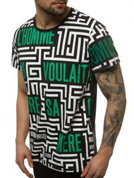 T-Shirt męski czarny OZONEE JS/KS2020