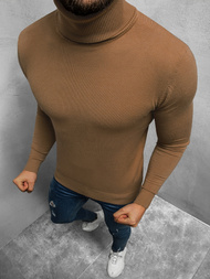 Светр чоловічій Коричневий OZONEE TMK/YY02/7Z