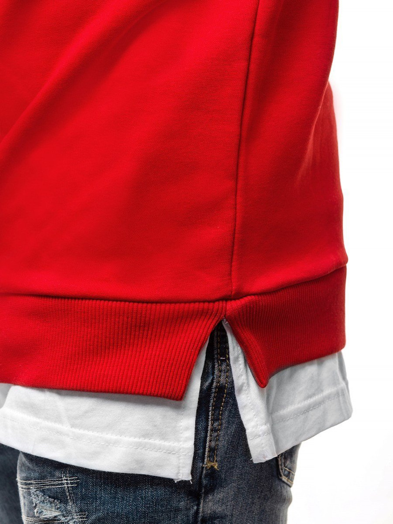 Толстовка чоловіча Червона OZONEE B/181905