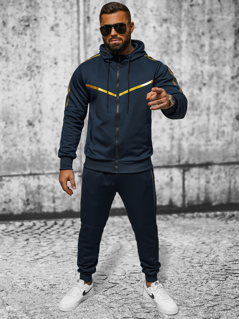 Чоловічий спортивний комплект tемно-cиня OZONEE JS/8C8117/25