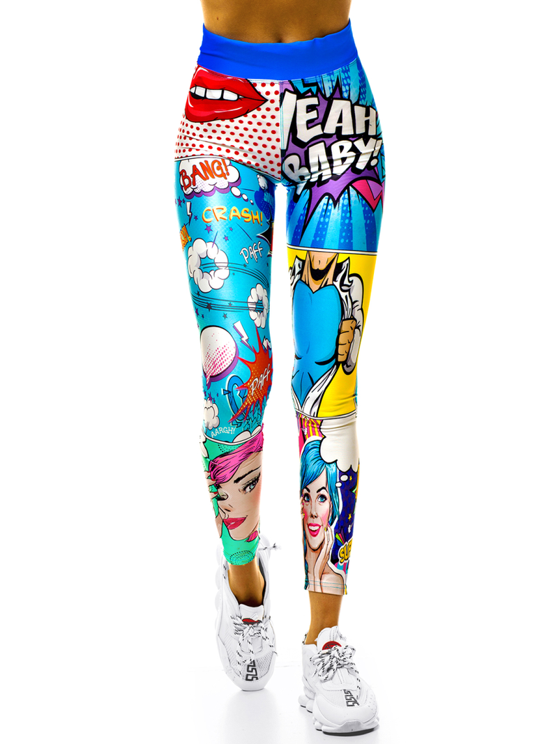 Legginsy damskie kolorowe OZONEE O/20936