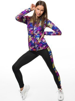 Komplet sportowy dwuczęściowy kolorowy OZONEE O/02704