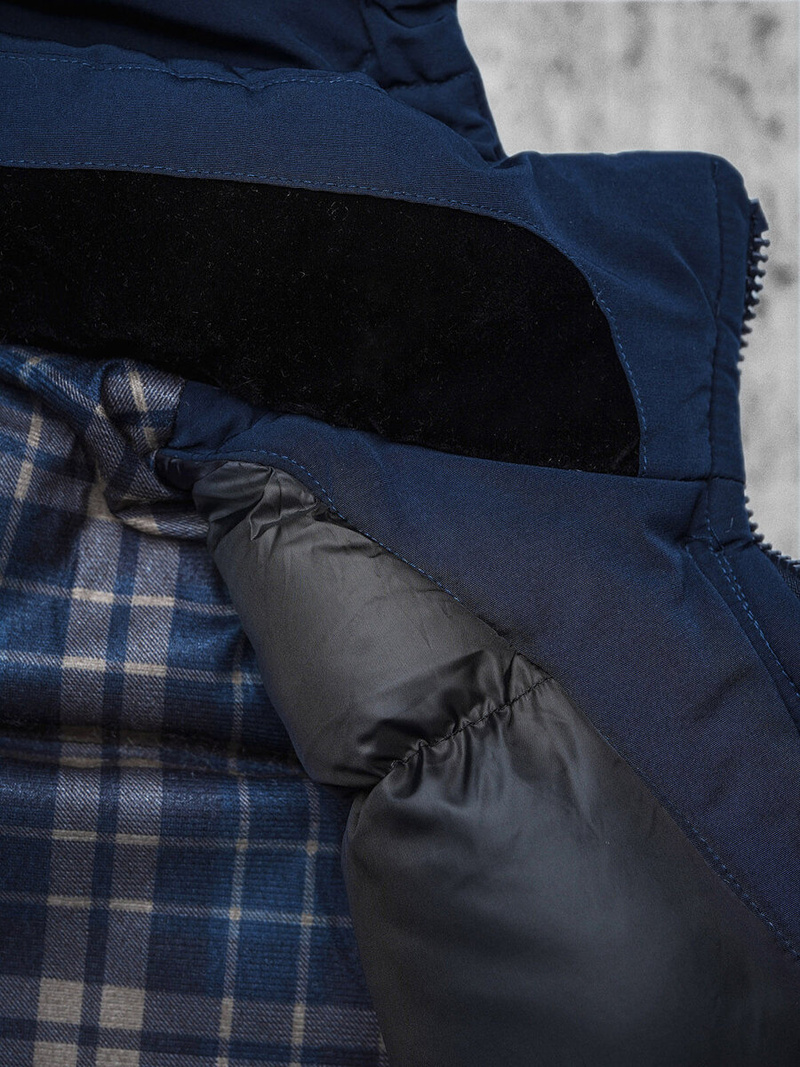 Kurtka zimowa męska granatowa OZONEE JS/5M718/215