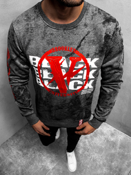 Bluza męska grafitowa OZONEE JS/DD225Z