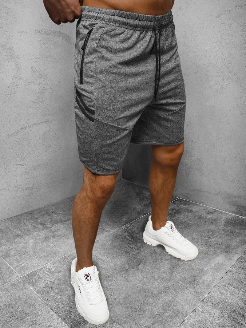 Шорти чоловічі графіт OZONEE JS/68041/5