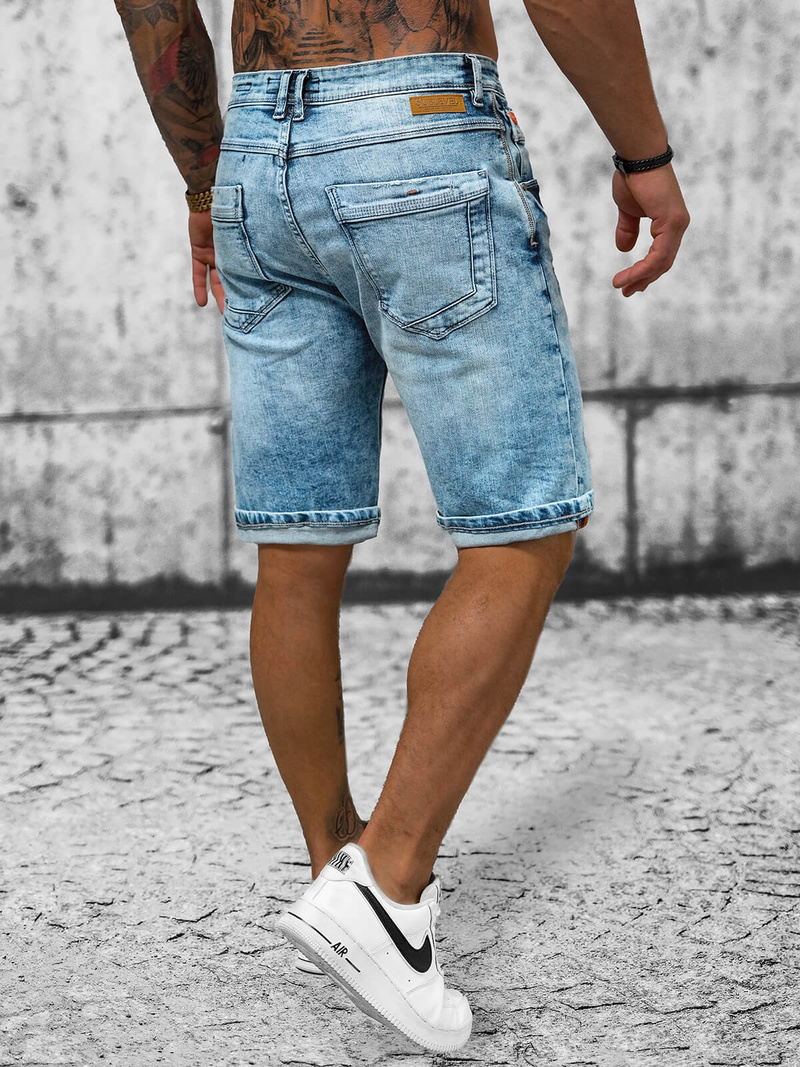 Чоловічі джинсові шорти cинi OZONEE O/19300