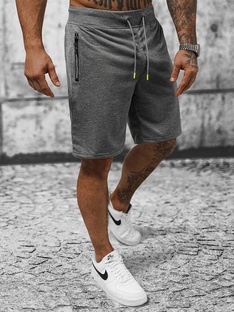 Шорти чоловічі Графітові OZONEE JS/8K292