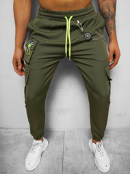 Spodnie męskie chino jogger khaki OZONEE O/CP149