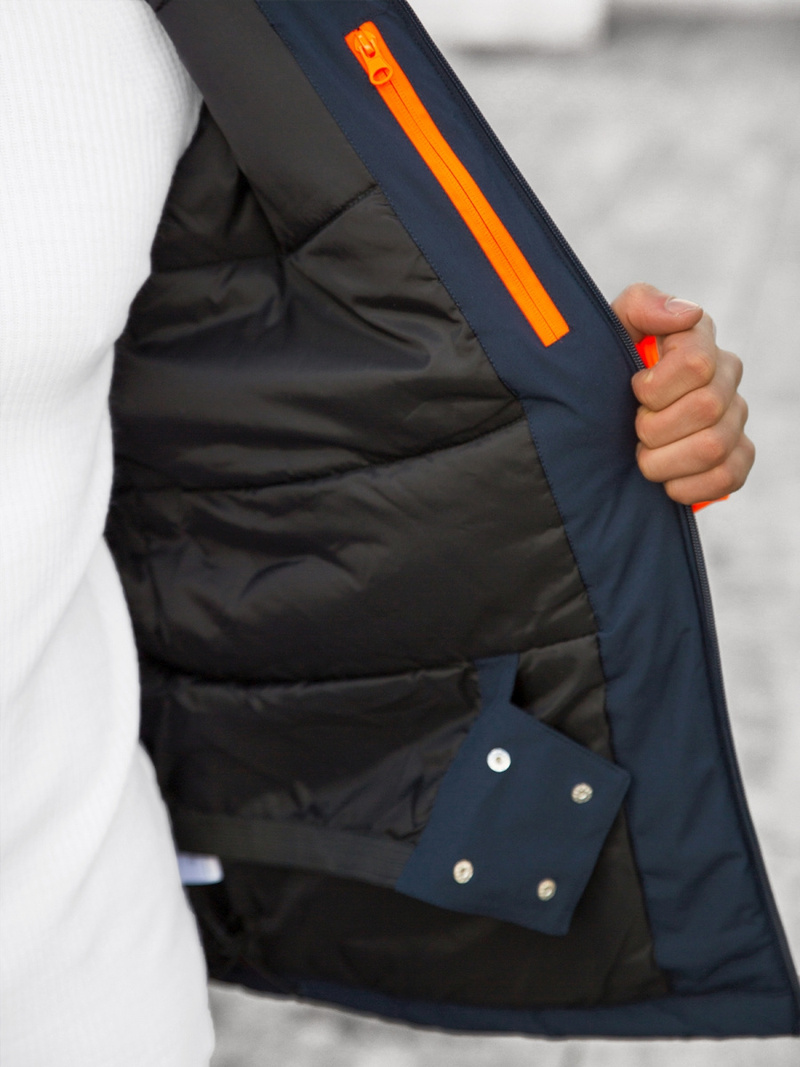 Куртка чоловіча Темно-Синя OZONEE JS/HH011/50Z