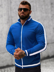 Bluza męska rozpinana niebieska OZONEE O/2126Z