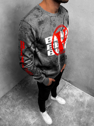 Bluza męska grafitowa OZONEE JS/DD225Z