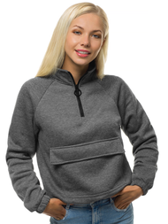 Bluza damska grafitowa OZONEE JS/KSW2032