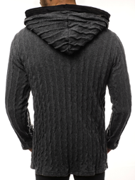 Толстовка чоловіча Темно-сіра OZONEE MACH/2138