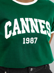 T-shirt damski zielony OZONEE JS/R62184