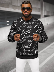 Bluza męska czarna OZONEE JS/8B1189/3