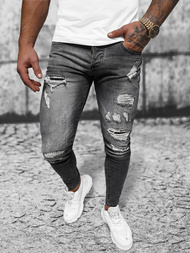 Чоловічі джинси Чорнi OZONEE NB/MP0125N