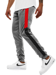 Spodnie dresowe męskie grafitowe OZONEE JS/JZ11027
