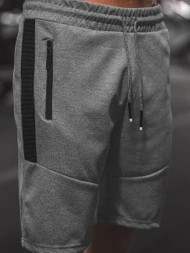 Spodenki dresowe męskie grafitowe OZONEE O/WW20013/3