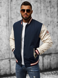 Kurtka męska bomberka granatowa OZONEE JS/84M3021/215