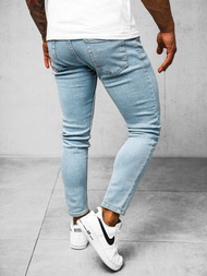 Spodnie jeansowe męskie niebieskie OZONEE O/2336/1