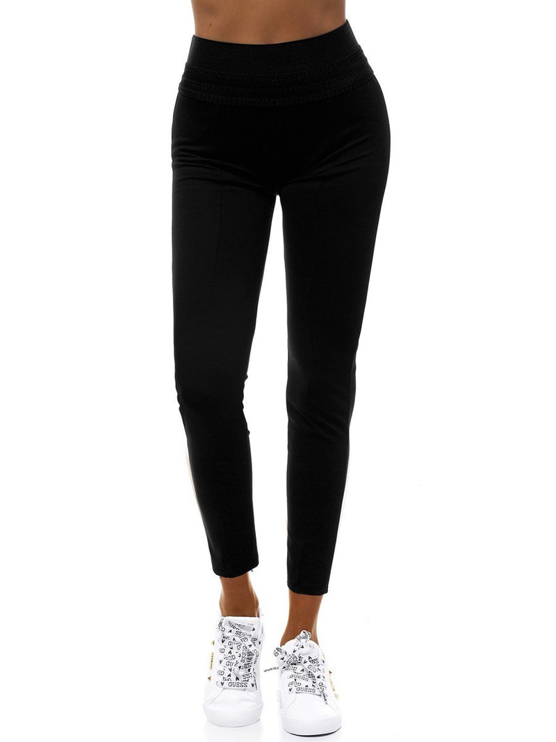 Legginsy damskie czarne OZONEE JS/1039/B1
