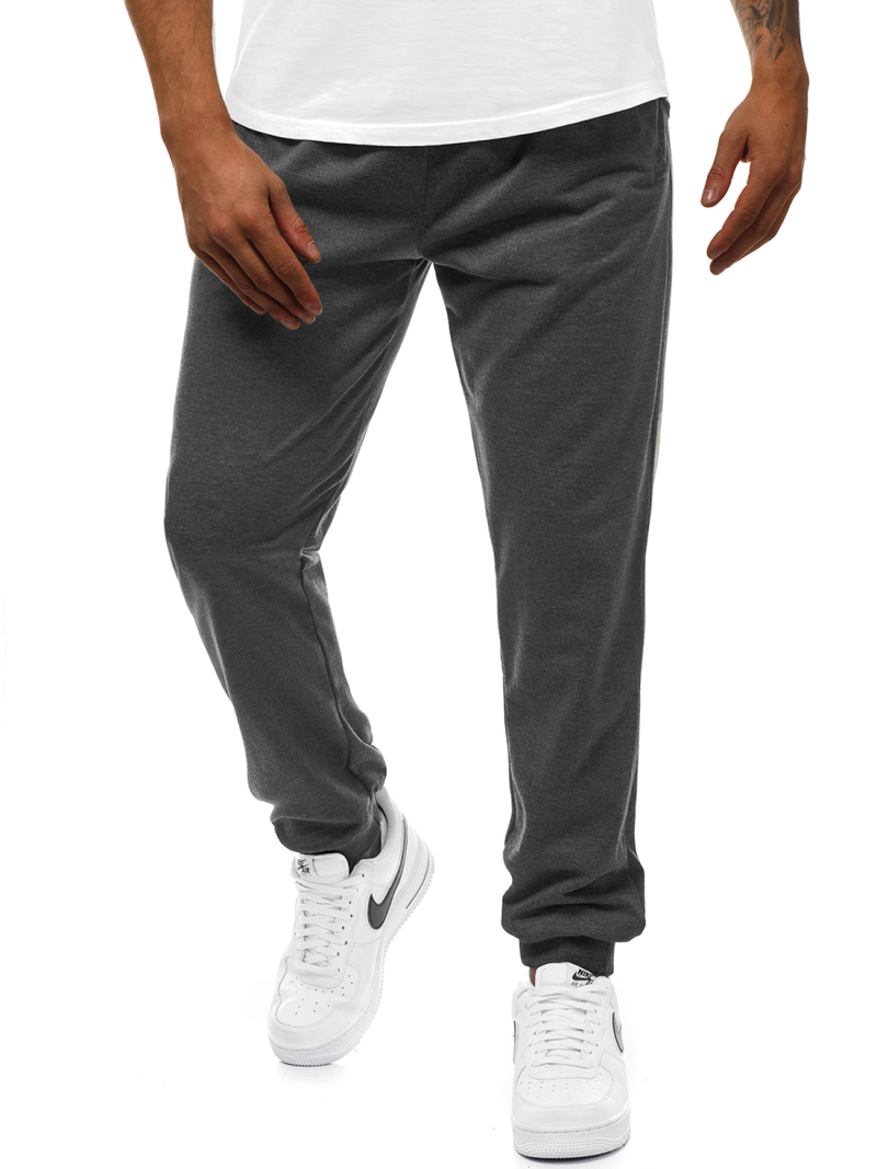 Штани спортивні чоловічі темно-сірі OZONEE JS/HH02