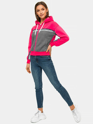 Жіноча Толстовка Рожево-Сiра OZONEE JS/B26044