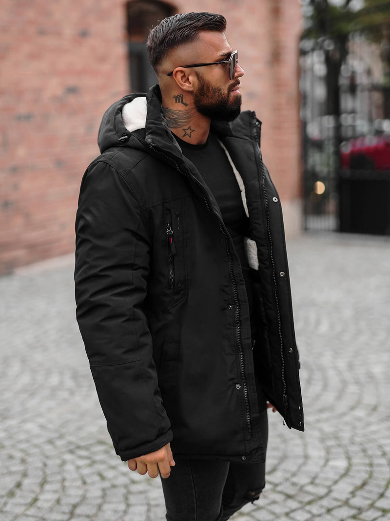 Куртка Чоловіча Чорна OZONEE JS/5M3223/392