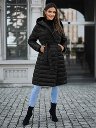 Жіноче пальто чорний OZONEE JS/5M3159/392