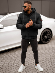 Kurtka zimowa męska czarna OZONEE JS/31M5031/392