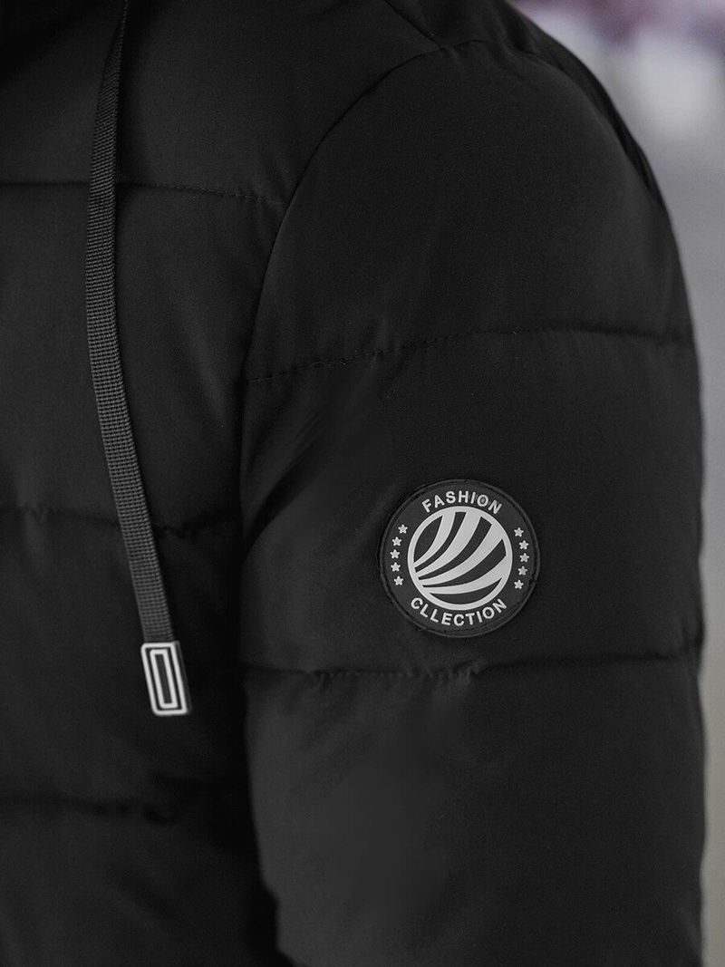 Kurtka zimowa męska czarna OZONEE JS/31M5023/392Z