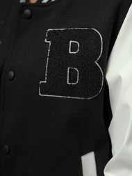 Kurtka damska bomberka czarna OZONEE JS/16M9067/392