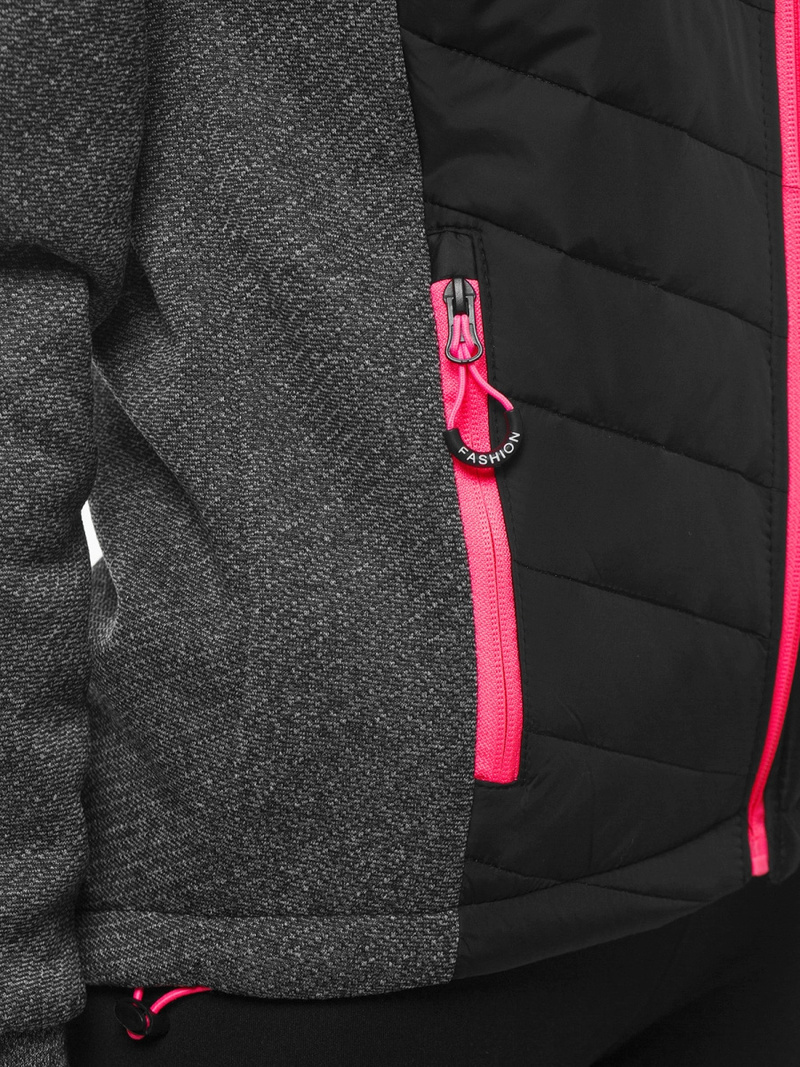 Kurtka damska czarna OZONEE JS/KSW4003