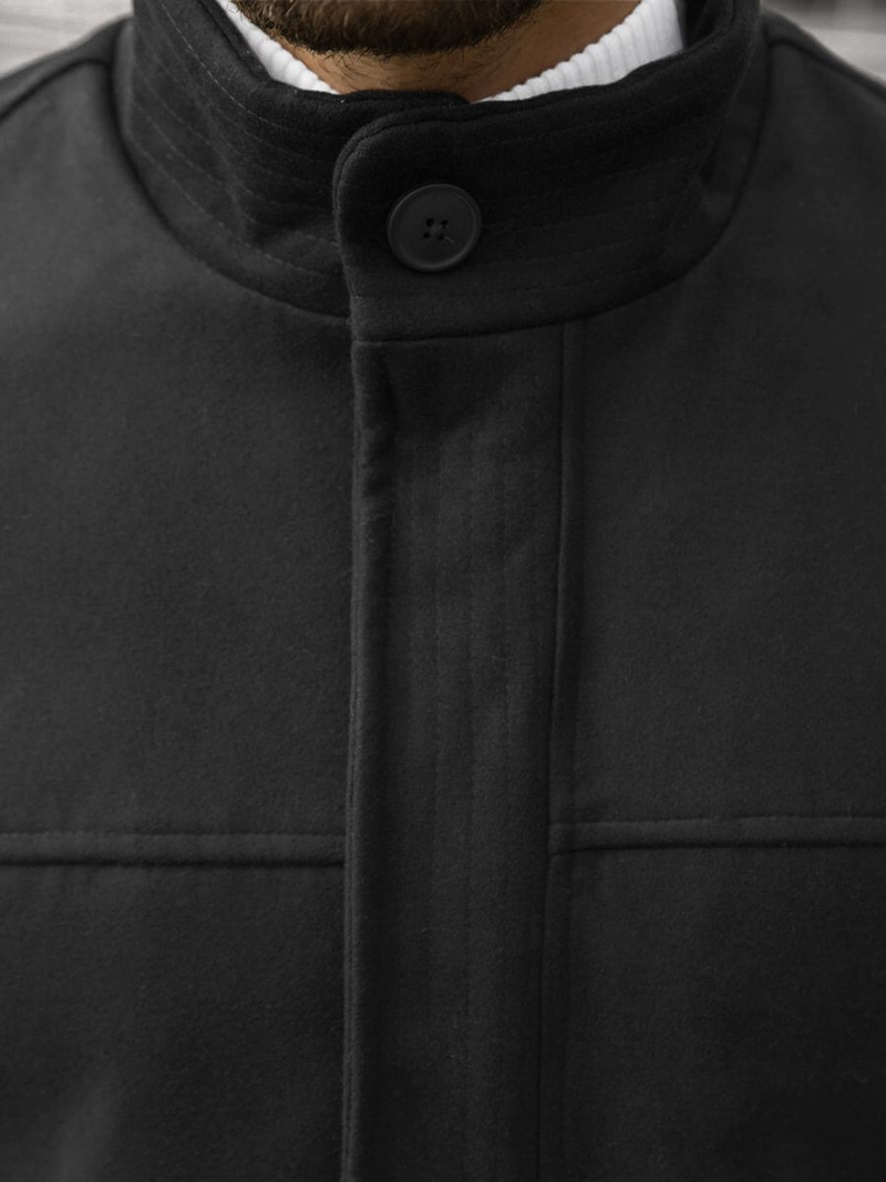 Пальто чоловіче Чорний OZONEE JS/79M3132