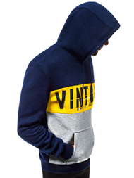 Толстовка чоловіча Темно-Синя OZONEE JS/KS1911Z