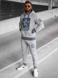 Спортивний костюм чоловічій ciрий OZONEE JS/8C59/2Z